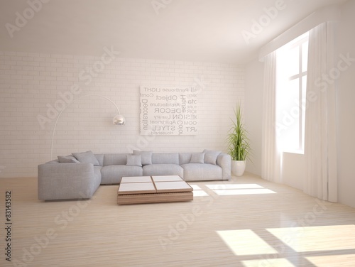 white interior design © AntonSh