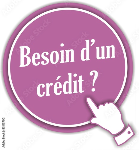 bouton besoin d'un crédit