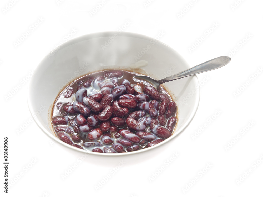 red beans boiled with sugar red beans boiled with sugar
