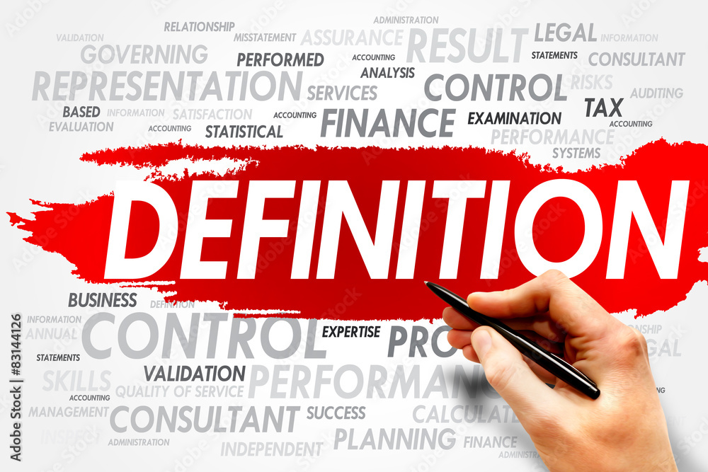 DEFINITION word cloud, business concept DEFINITION word cloud, business concept