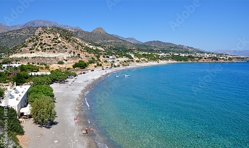 mountains and coast, Crete, Greece, Europe
