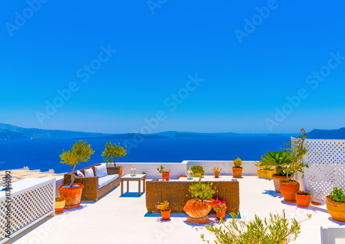 in Oia the most beautiful village of Santorini island in Greece © imagIN photography