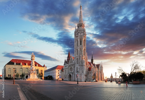 Budapest - Mathias church square, Hungary