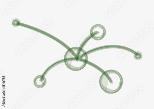 mindmap vector scribble concept