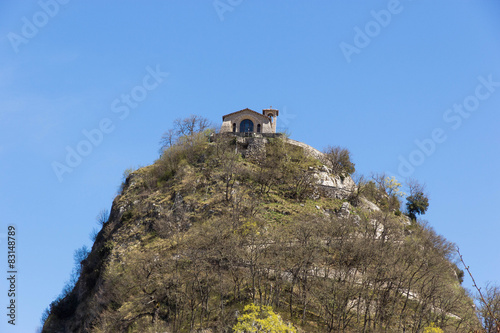 Roccaporena , scoglio di Santa Rita da Cascia vista anteriore