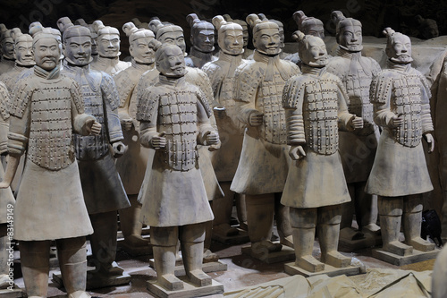 Terracotta army, replicas of warriors