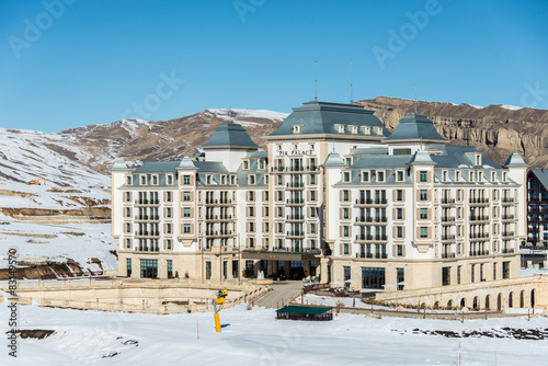 Shahdag - FEBRUARY 27, 2015: Tourist Hotels on February 27 in A