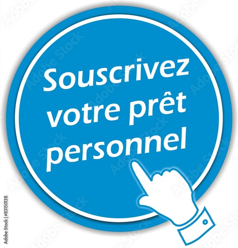 bouton souscrivez votre prêt personnel