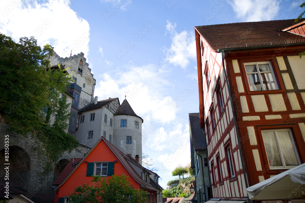 Obraz premium Altes Schloss - Meersburg - Bodensee 