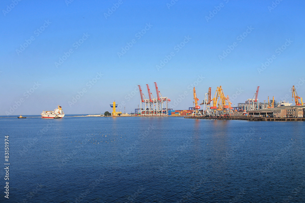 port facilities in Odessa on the Black Sea port facilities in Odessa on the Black Sea