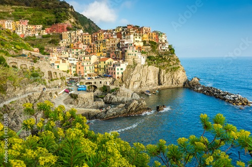 Town on the rocks Cinque Terre Liguria Italy