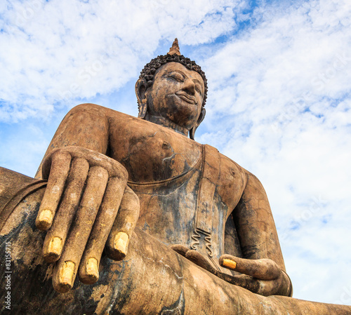 Old Buddha at Sukhothai historical park