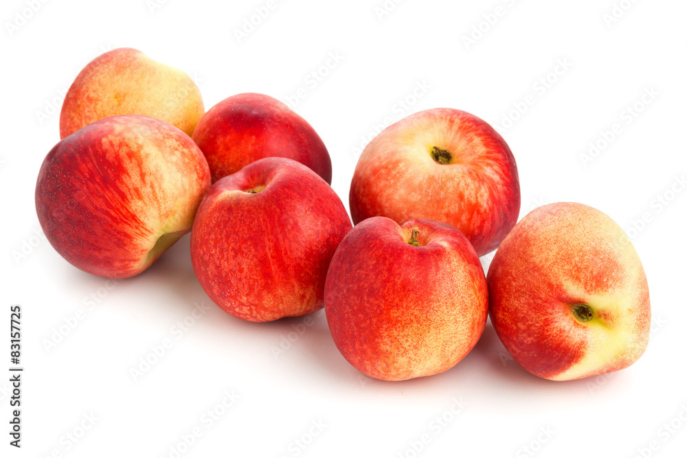 Whole white nectarines