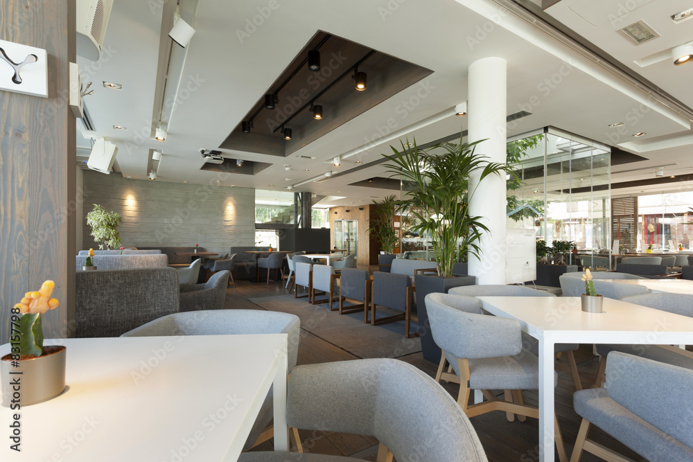 Fototapeta premium Elegant cafe interior