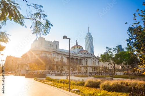 Alameda park, palace of fine arts latinoamericana photo