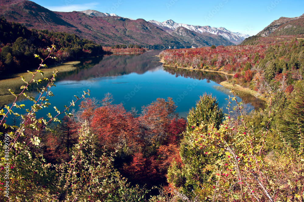 Autumn in Bariloche, Patagonia, Argentina