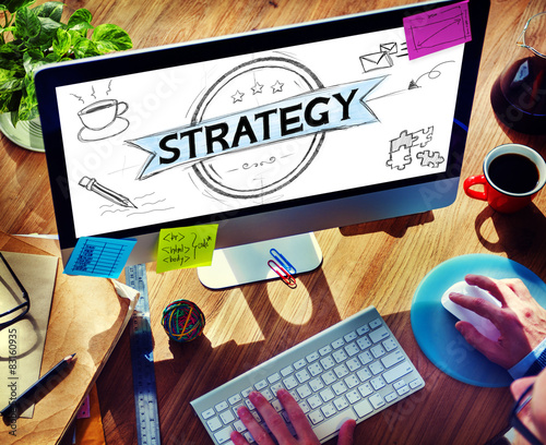 Strategy Solution Communication Success Goals Concept