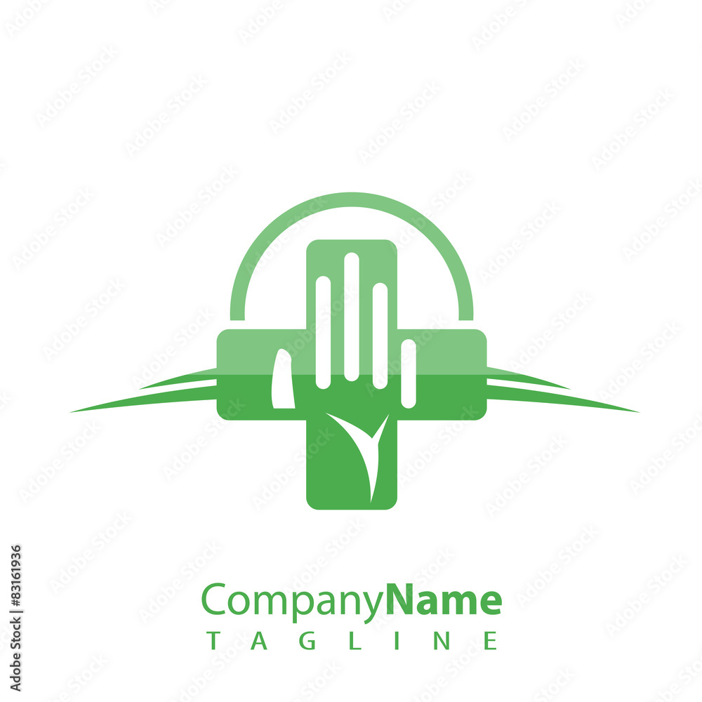 Fototapeta premium Medical logo icon vector