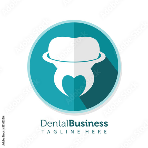 Wallpaper Mural Dentist Dental Tooth vector logo icon Torontodigital.ca