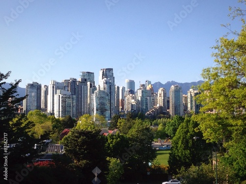 sunny day in vancouver