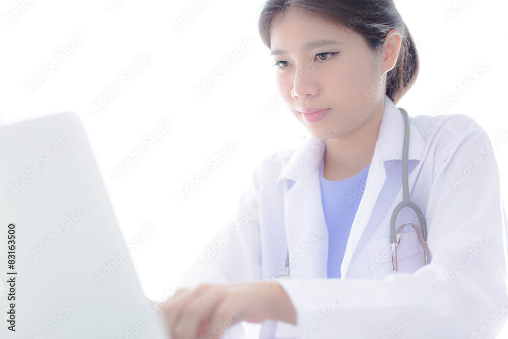 Young and professional doctor working in office Young and professional doctor working in office