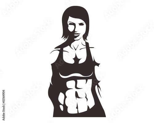 women fitness logo