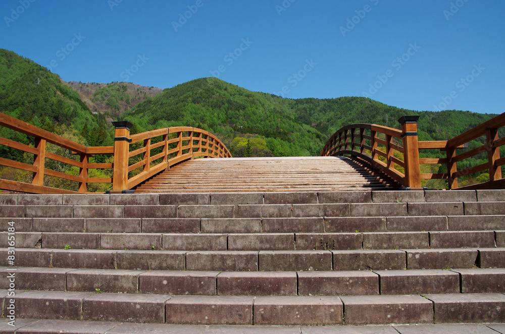 木曽の大橋 Stock Photo Adobe Stock