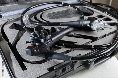 endoscope in a suitcase