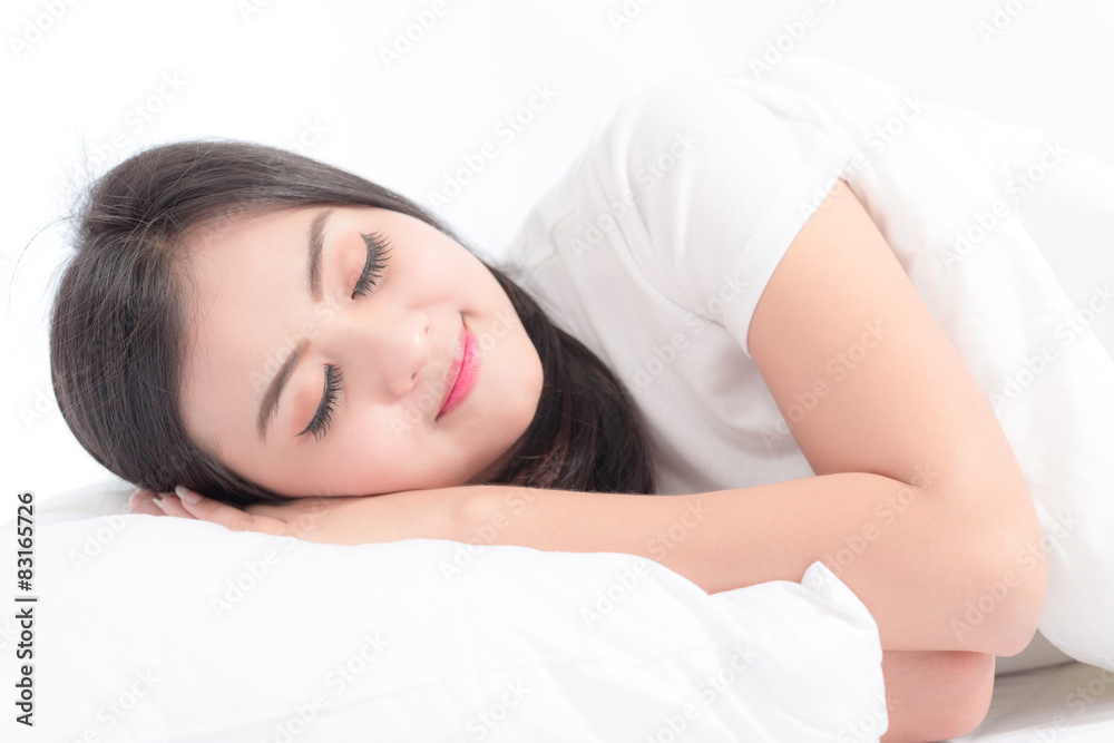 beautiful girl sleeps in the bedroom beautiful girl sleeps in the bedroom