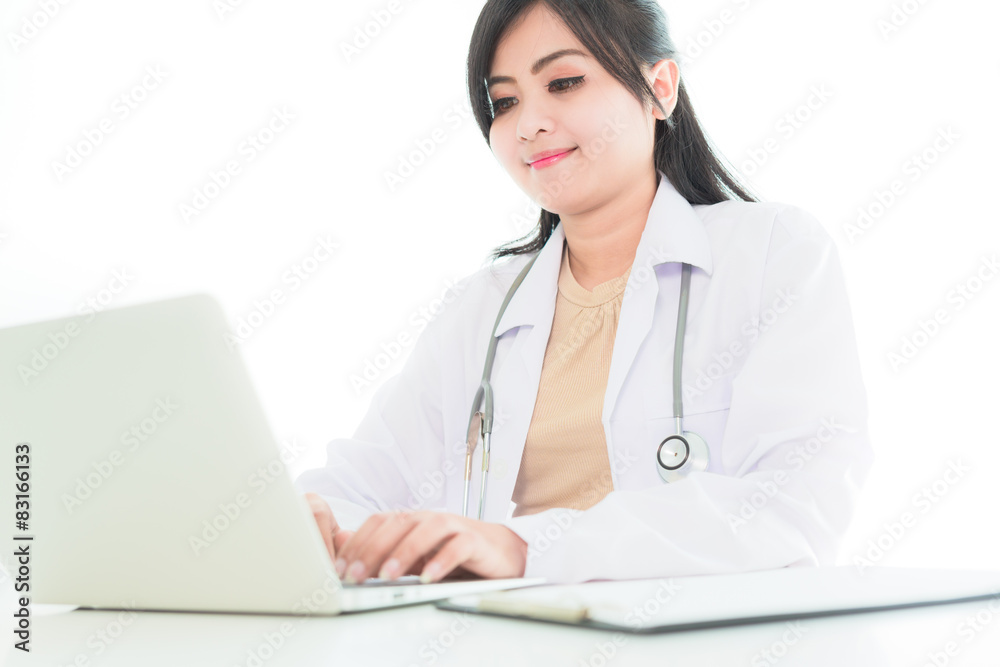 Professional doctor working in office Professional doctor working in office