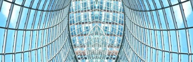  Architectural detail of modern roof structure