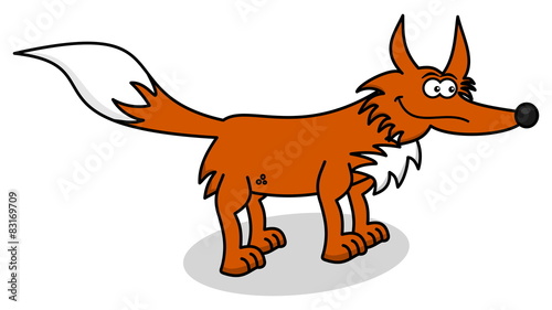 orange fox profile
