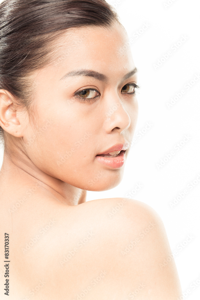 beautiful woman with perfect skin and face beautiful woman with perfect skin and face