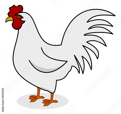 a white hen profile