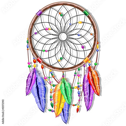 Dreamcatcher Rainbow Feathers