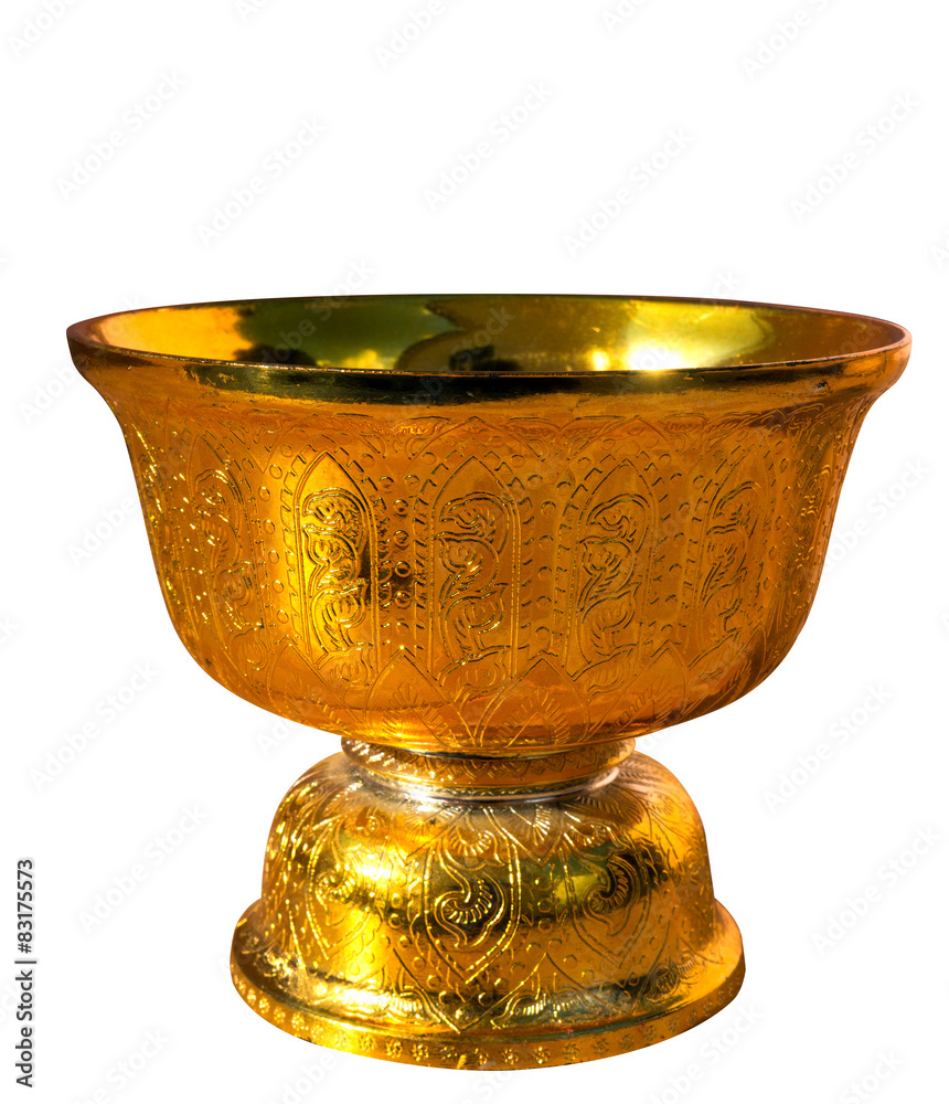 Golden pan close up Golden pan close up