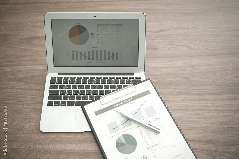 Showing business and financial report. Accounting Showing business and financial report. Accounting