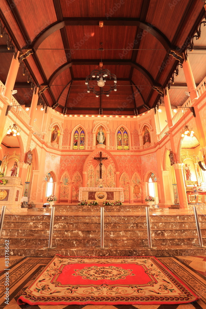 Naklejka premium Church in Chanthaburi