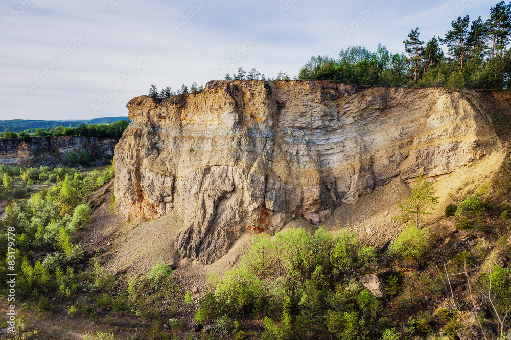Naklejka premium Franconian Canyon