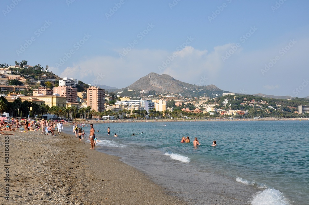 Málaga city beach