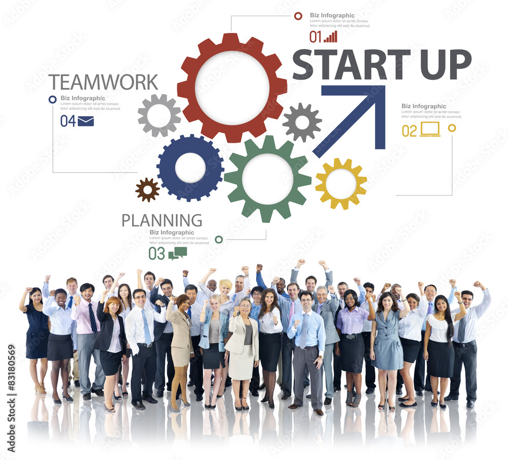 Startup New Business Plan Strategy Teamwork Concept Startup New Business Plan Strategy Teamwork Concept