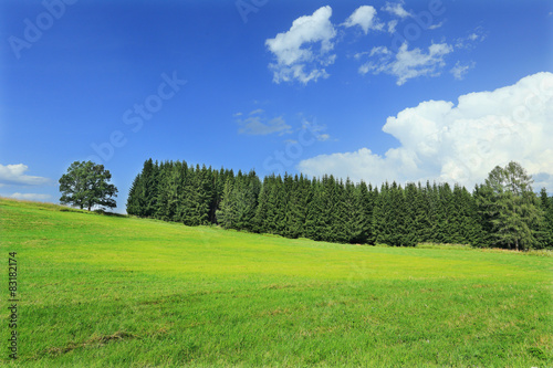 Beautiful Landscape from summer Mountains in southern Bohemia © Kajano