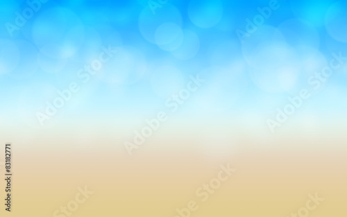 Canvas Print Beach background abstract summer landscape illustration