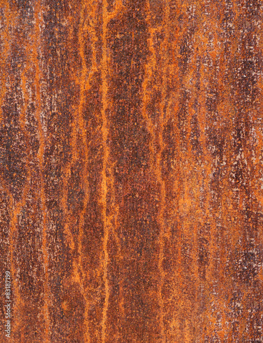 Detail einer rostigen Metalloberfläche 