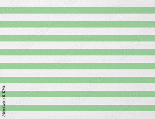 White and green striped paper