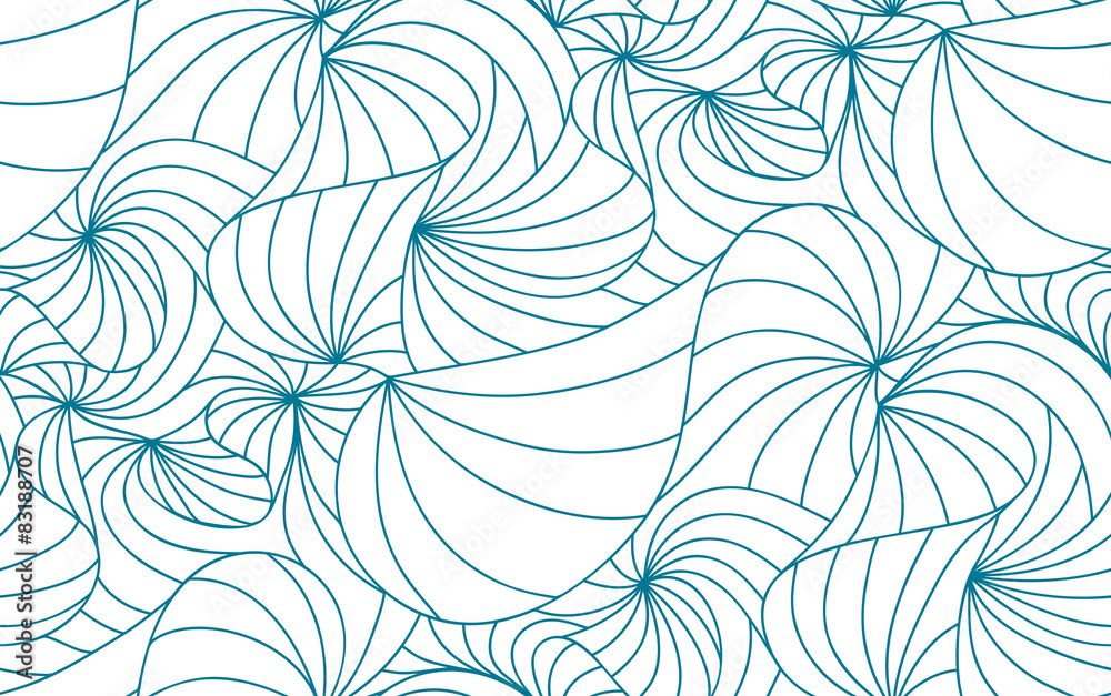 vector seamless wave background of plants drawn lines vector seamless wave background of plants drawn lines