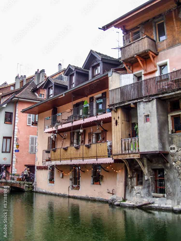 Fototapeta premium Dans les rue d'Annecy