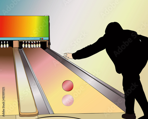 A player at the Bowling