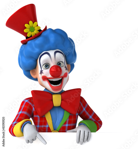 Fun clown Fototapeta