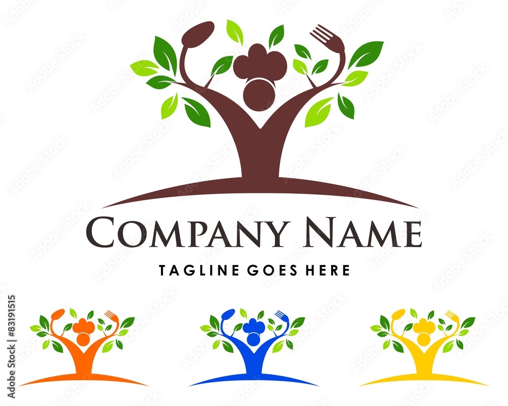 Obraz premium chef organic